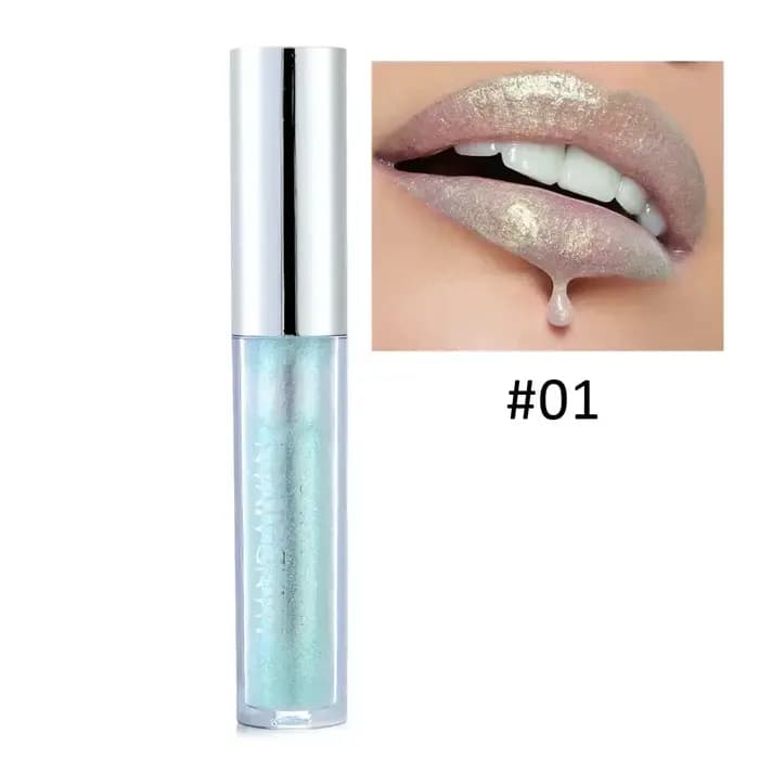 Brillant à lèvres liquide scintillant, imperméable, scintillant, hydratant, longue durée, jus pour f