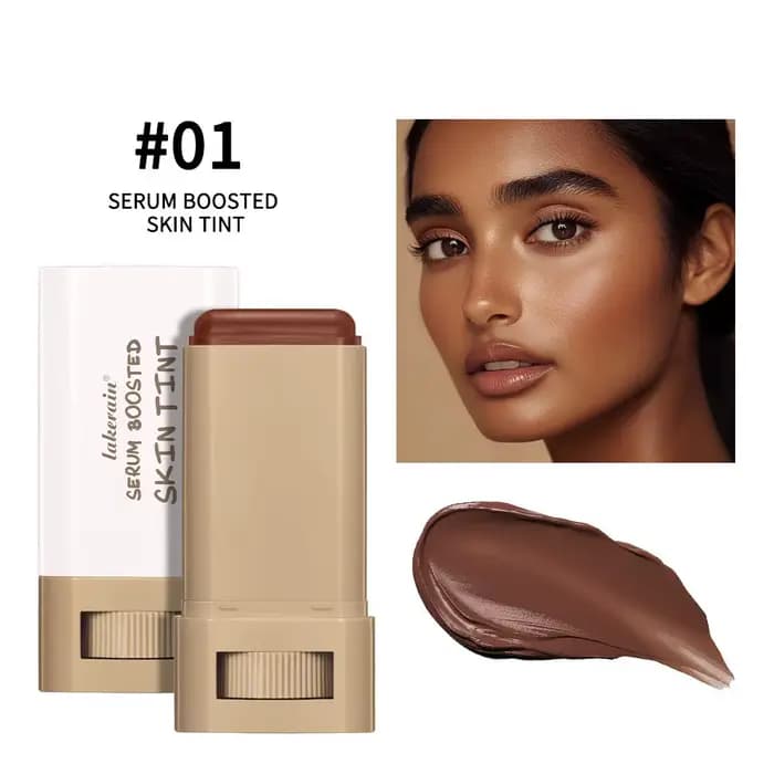 Stick de fond de teint teinté pour une peau lisse et repulpée, sérum hydratant pour la peau, baume f