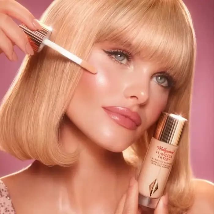 Nouveau blush en poudre CT bicolore en forme de cœur, maquillage longue tenue, effet scintillant, co