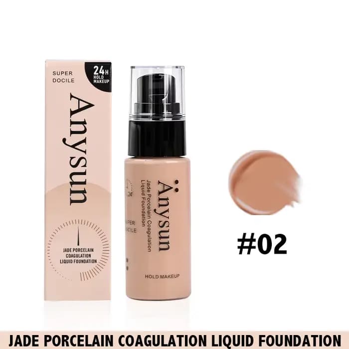 Fond de teint liquide longue tenue 24H, formule hydratante légère et respirante, sans effet gâteau, 