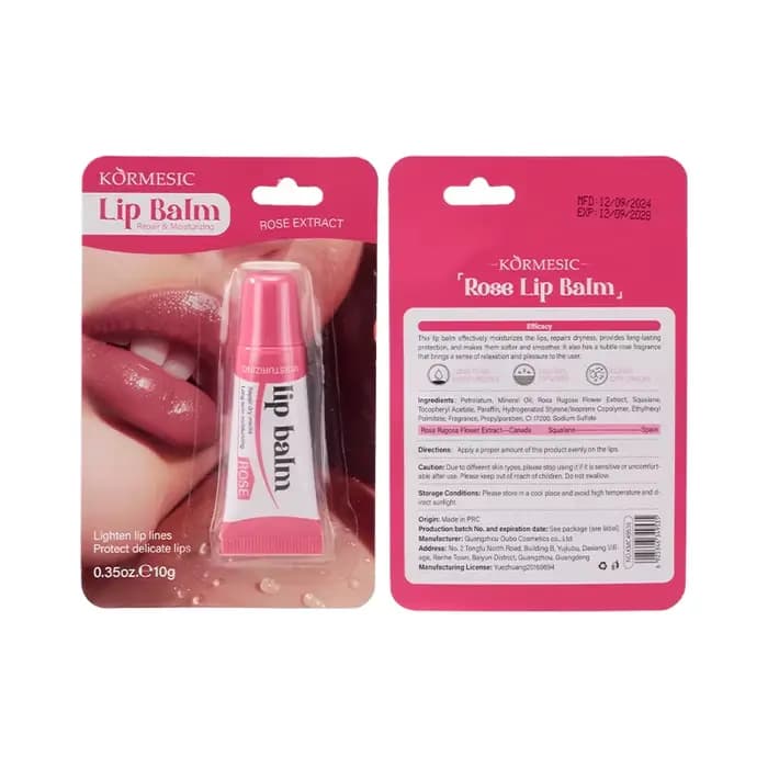 Baume à lèvres Rose foncé, sérum éclaircit la mélanine, masque exfoliant, estompe les lignes des lèv