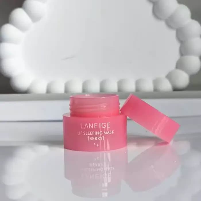 Masque de nuit pour les lèvres Laneige 20g, baume réparateur hydratant, saveurs Strawberry Shortcake
