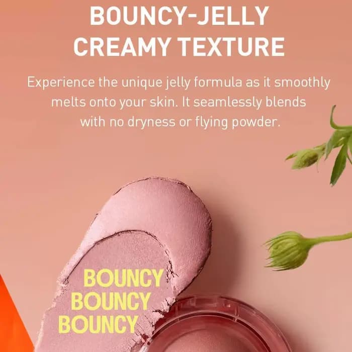 3CE Bouncy Blur Balm, multi-usages, texture crémeuse, effet flou, couleur longue durée, effet soft f