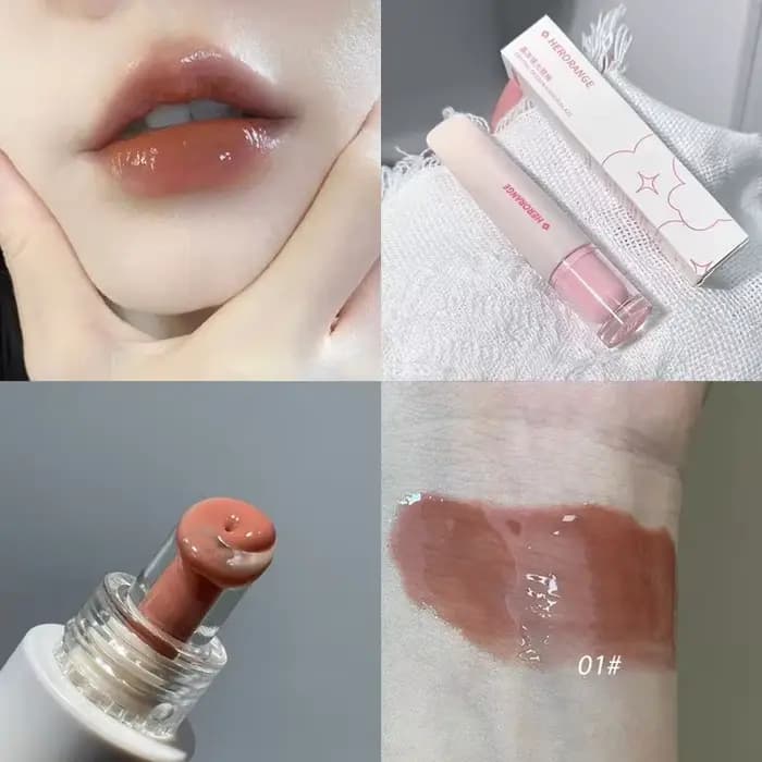 Brillant à lèvres en gelée de cristal, liquide d'eau miroir, hydratant, longue durée, Sexy, repulpan