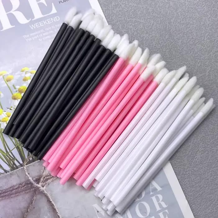 Brosse à lèvres jetable pour femmes, accessoires de rouge à lèvres, baguettes de brillant, applicate
