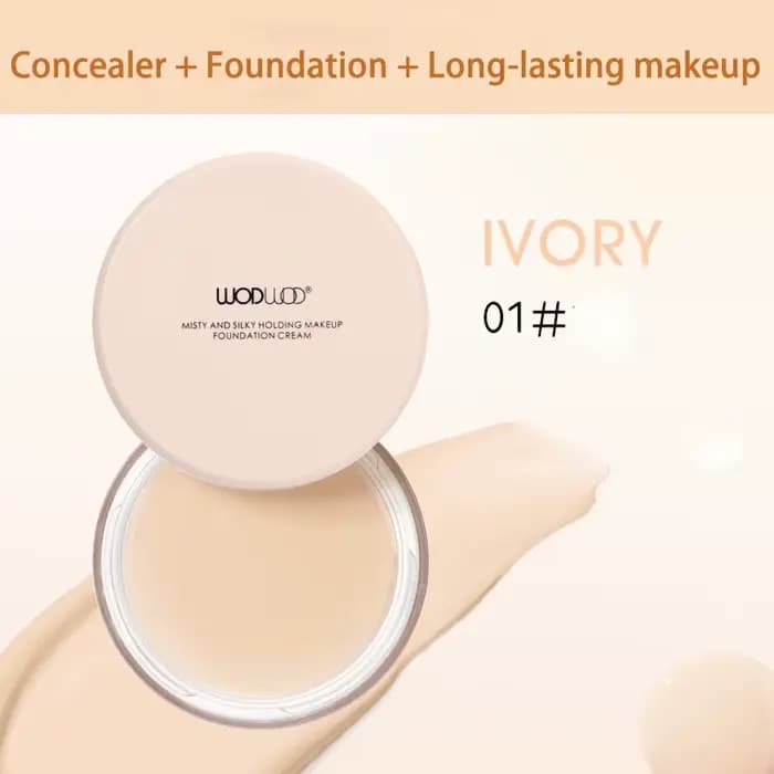 Fond de Teint Mousse Hydratant Longue Tenue Imperméable Correcteur Haute Couvrance Base de Maquillag