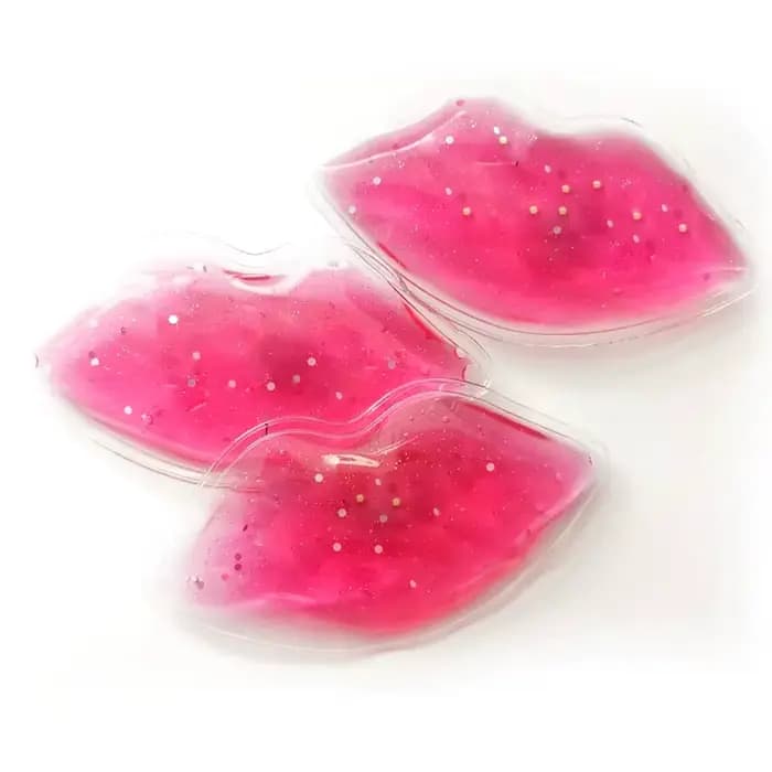 Packs de glace à lèvres réutilisables pour soulager le gonflement – Compresse froide pour les lèvres