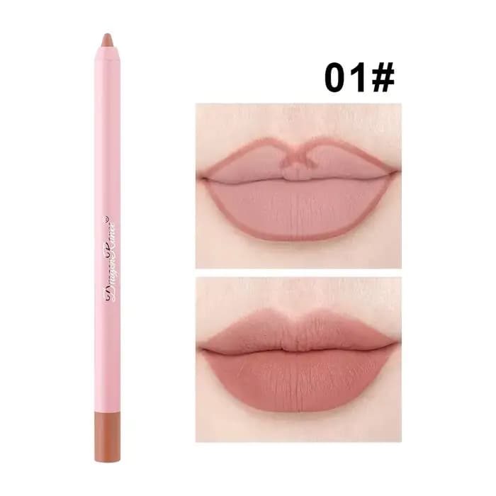 Jules Liner-Crayon à Lèvres Imperméable, Maquillage Labial Carimplanté, Marron Durable, Stylo Rouge 