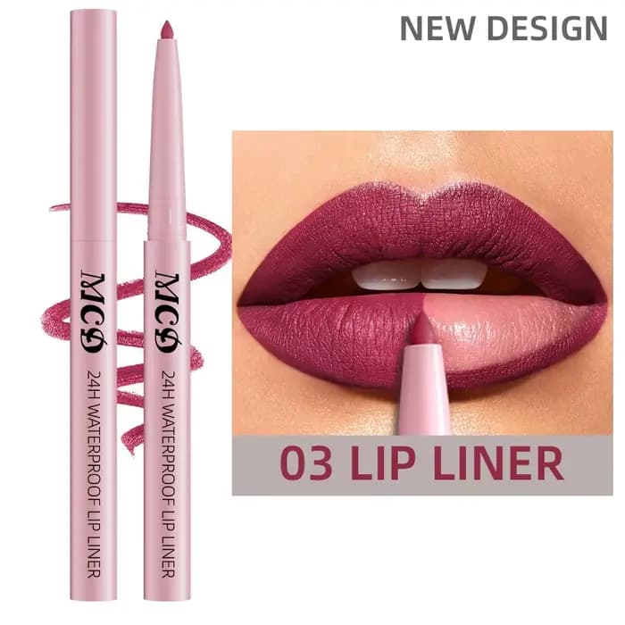 Rouge à lèvres mat imperméable, 1 pièce, contours des lèvres dans les nuances, rouge à lèvres Sexy, 