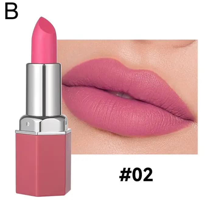 Rouge à lèvres mat nu, tasse antiadhésive, ne se décolore pas, velours, imperméable, longue durée, S