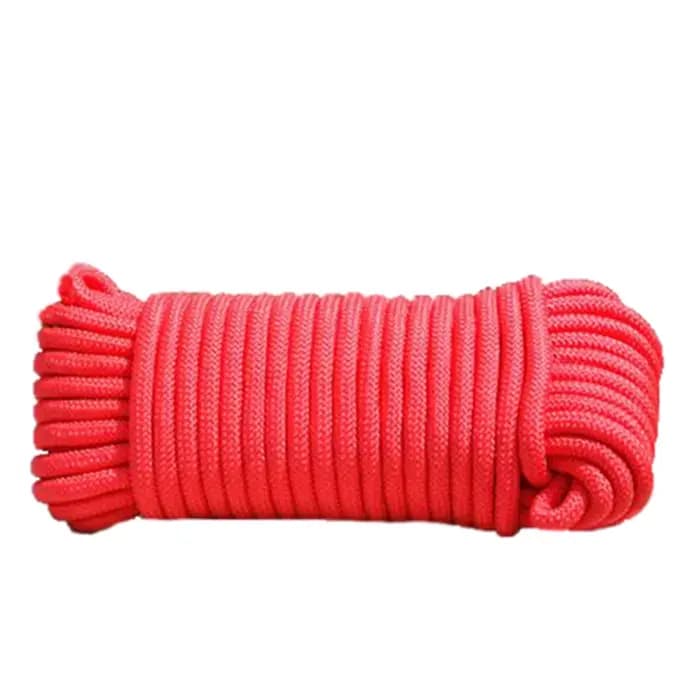 Corde domestique de 8 mm de large et de 10 m de long, solide à noyau unique, adaptée au camping et à
