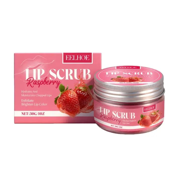 Gommage Lèvres à la Fraise Exfoliant Apaisant Prévention Sécheresse et Gerçures Amélioration Teint T