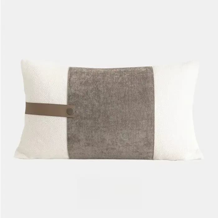 Juste de coussin en coton doux et confortable, taie d'oreiller moderne, modèle de mode, chambre, lit