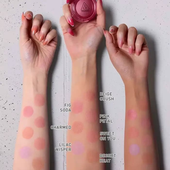3CE Bouncy Blur Balm, multi-usages, texture crémeuse, effet flou, couleur longue durée, effet soft f
