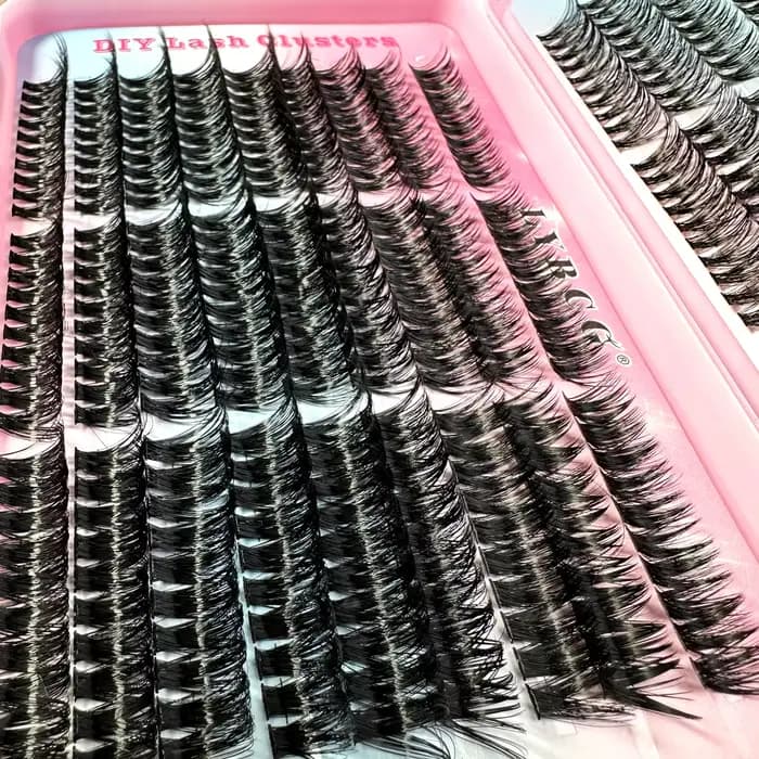 Nature 30D-100D C Curl 9-17mm longueur mixte moelleux Volume grappe cils doux et confortables faux c