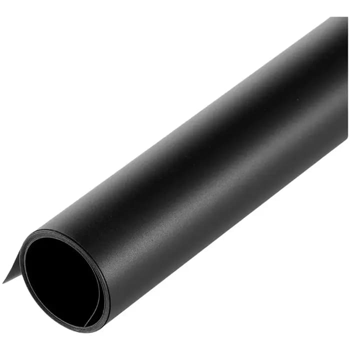 Toile de fond anti-plis en PVC pour photographie, finition mate, blanc et noir, imperméable