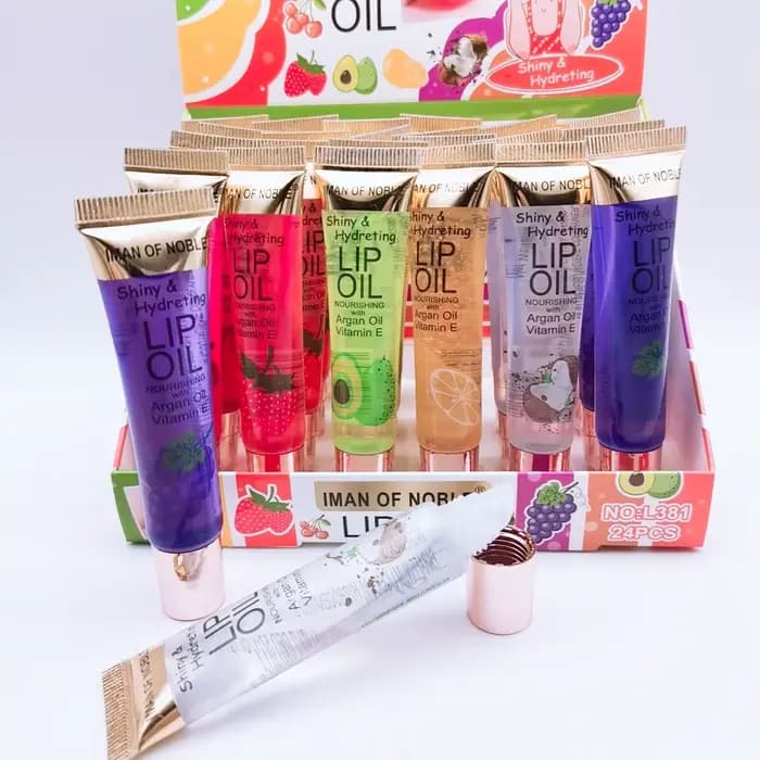 Brillant à lèvres hydratant Transparent, saveur de Fruit, vitamine E, huile pour enfants filles, soi