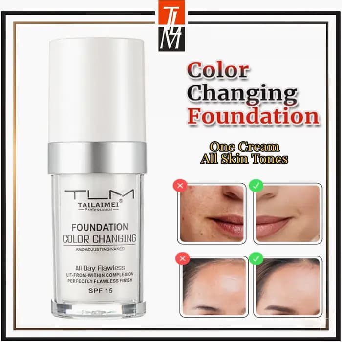TLM TAILAIMEI F054-B fond de teint changeant de couleur fond de teint magique maquillage Base de cou