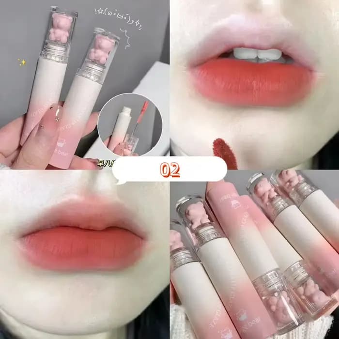 Gege-Rouge à Lèvres Liquide Hydratant, Maquillage Cosmétique, Teinte Velours, aux, Marron, Rouge, Bo