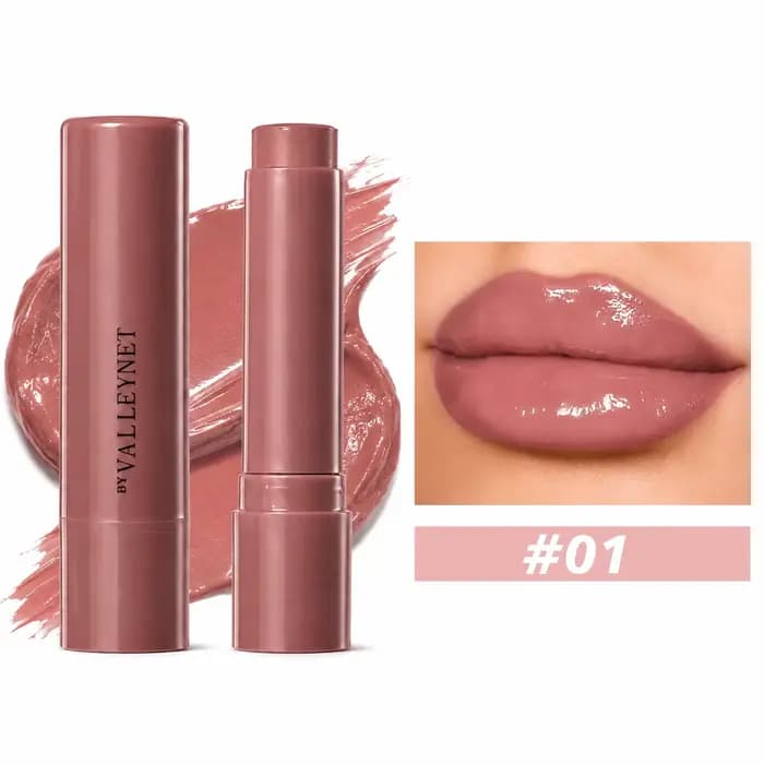 Baume à lèvres teinté hydratant, 3 teintes, rouge à lèvres brillant hydratant pour lèvres sèches et 