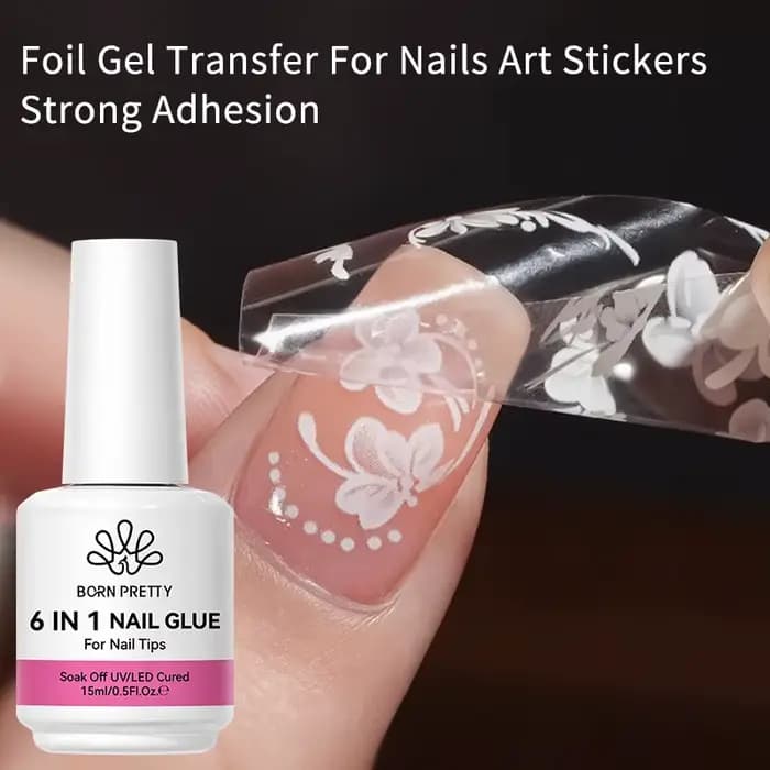 Fausse faillite N PRETTY-Gel de colle à ongles 6 en 1, gel de base d'ongle acrylique, couche de fini