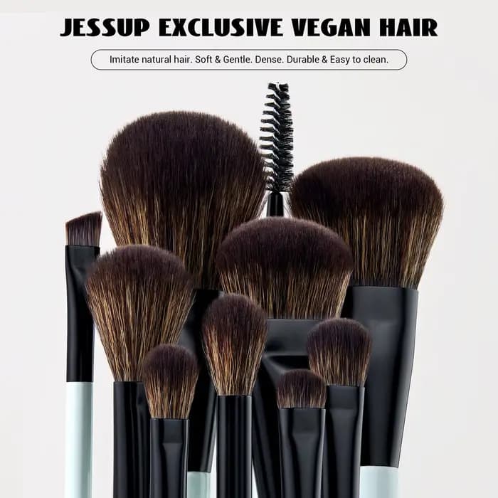 Jessup ensemble de pinceaux de maquillage pinceaux de maquillage Double face fond de teint Contour B