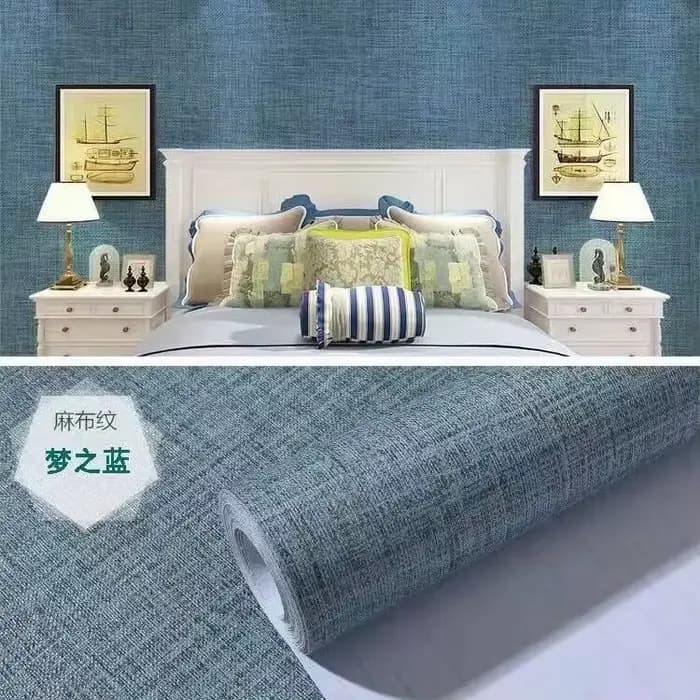 Papier peint auto-adhésif en lin PVC, pour armoires de cuisine, chambre à coucher, mur de salon, pap