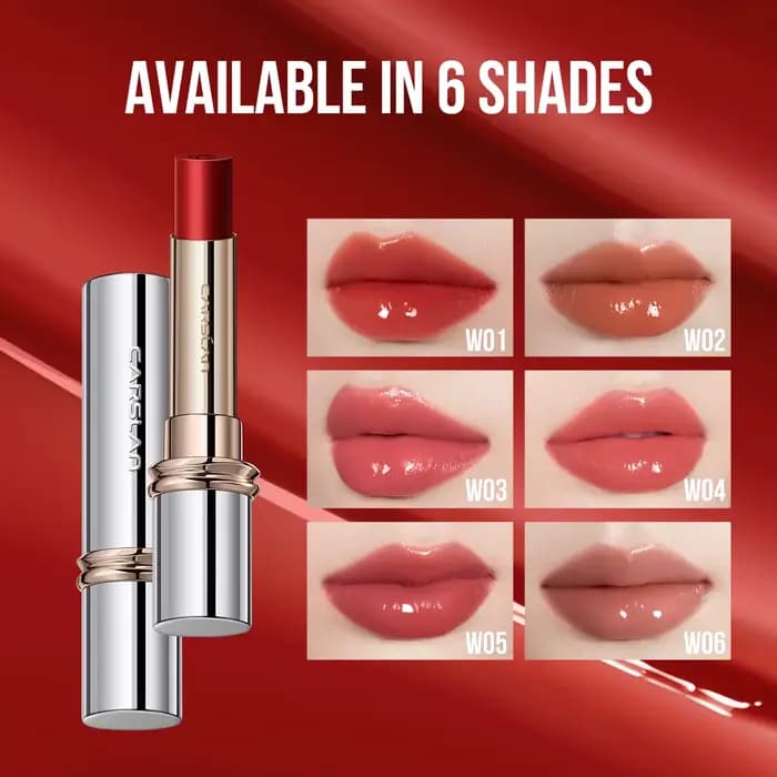 CARSLAN-Rouge à lèvres hydratant et non collant pour femme, produit cosmétique pour le maquillage, 1