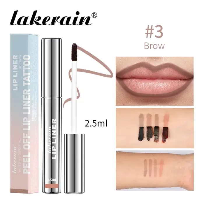 Brcorporelle à lèvres imperméable à l'eau, tatouage longue durée, cosmétique esthétique, contour mar
