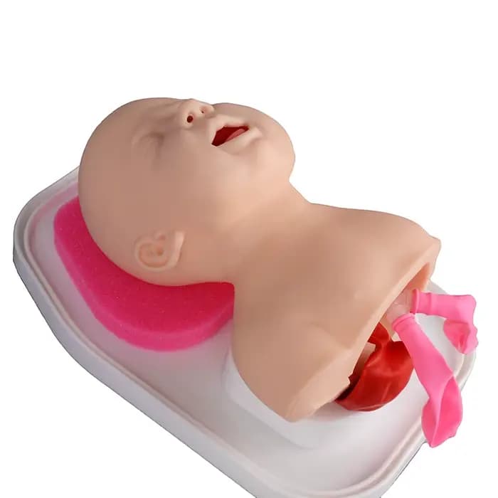 Mannequin de formation à l'intubation endotrachéale pour bébé, modèle simulé, avancé, gestion des vo