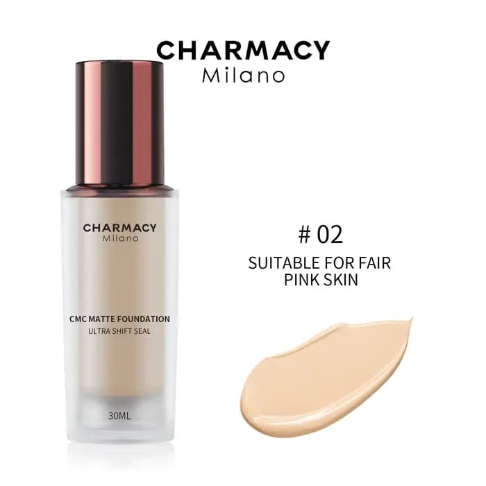 Charmary – fond de teint liquide mat, correcteur, maquillage professionnel, longue durée, contrôle d