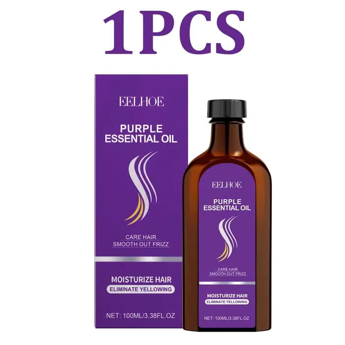 Traitement capillaire à l'huile pour cheveux secs, abîmés et crépus, lisse, brillant, répare les poi