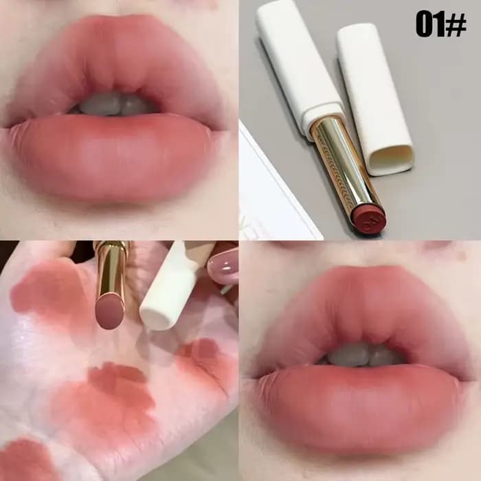 Rouge à lèvres mat velouté longue durée HERORANGE |   Crème non collante et hydratante, à base de sq