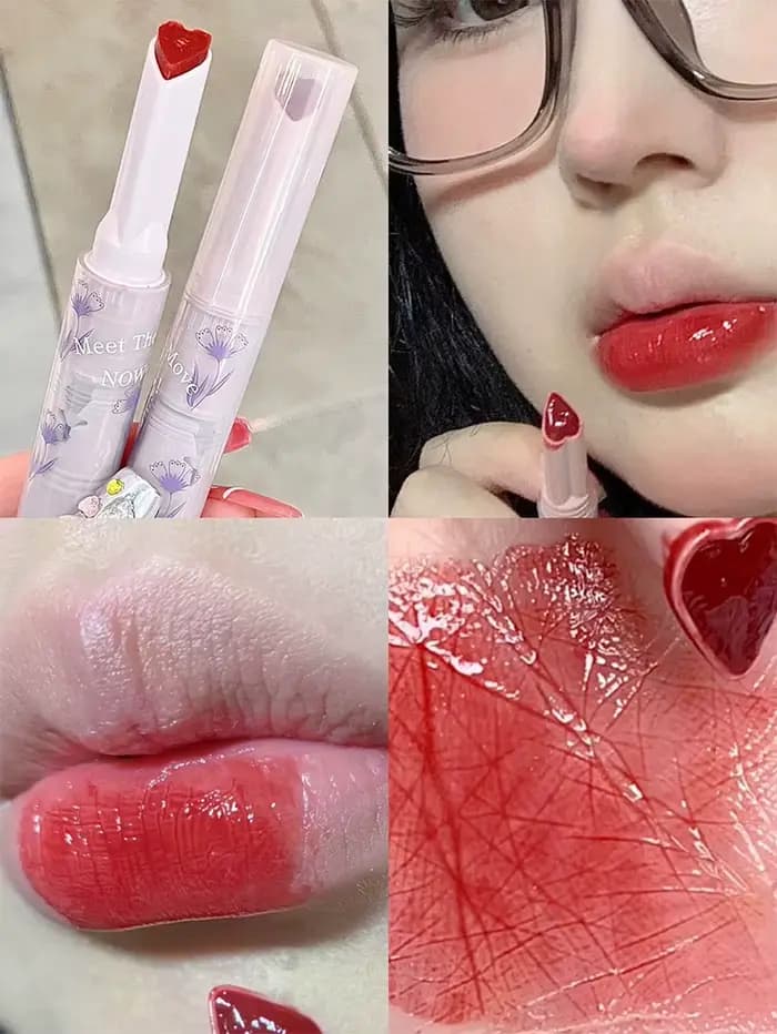 Gege bear Huayumi rouge à lèvres hydratant miroir paillettes gelée amour rouge à lèvres rouge à lèvr
