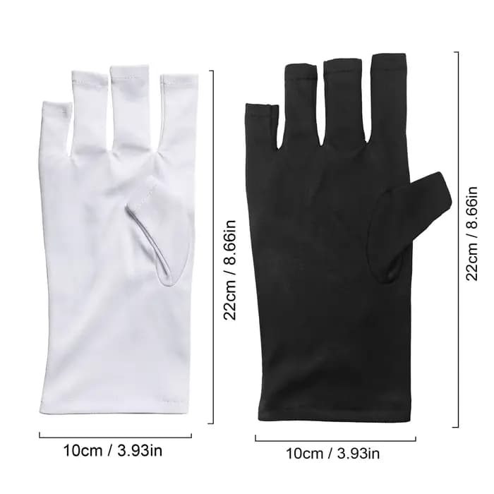 Gants Anti UV en Gel, gants de Protection professionnels pour manucure, protège les mains, Nail Art,