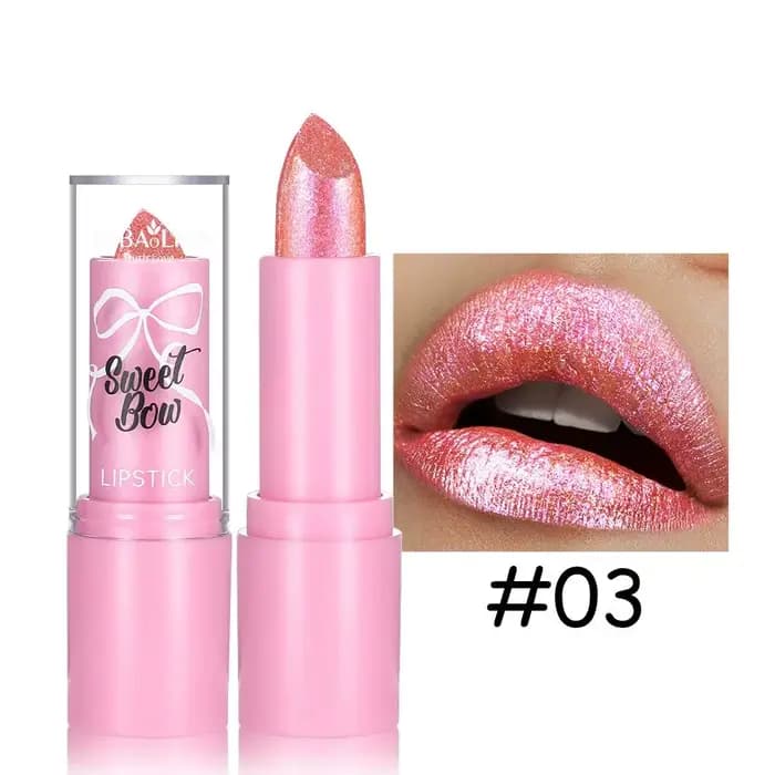 Rouge à lèvres brillant effet baie, hydratant, luxueux, longue tenue, gloss scintillant, brillance d