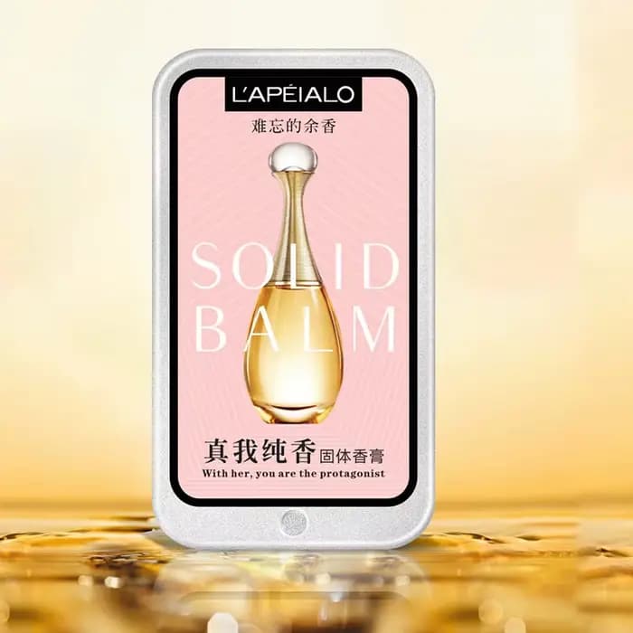 Baume solide parfumé aux phéromones pour femme, parfum longue durée, fragrance légère, baume parfumé