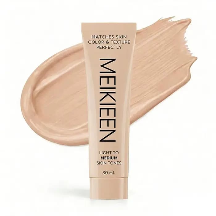 Fond de teint auto-ajustant léger hydratant pour un teint naturel uniforme, longue tenue, maquillage