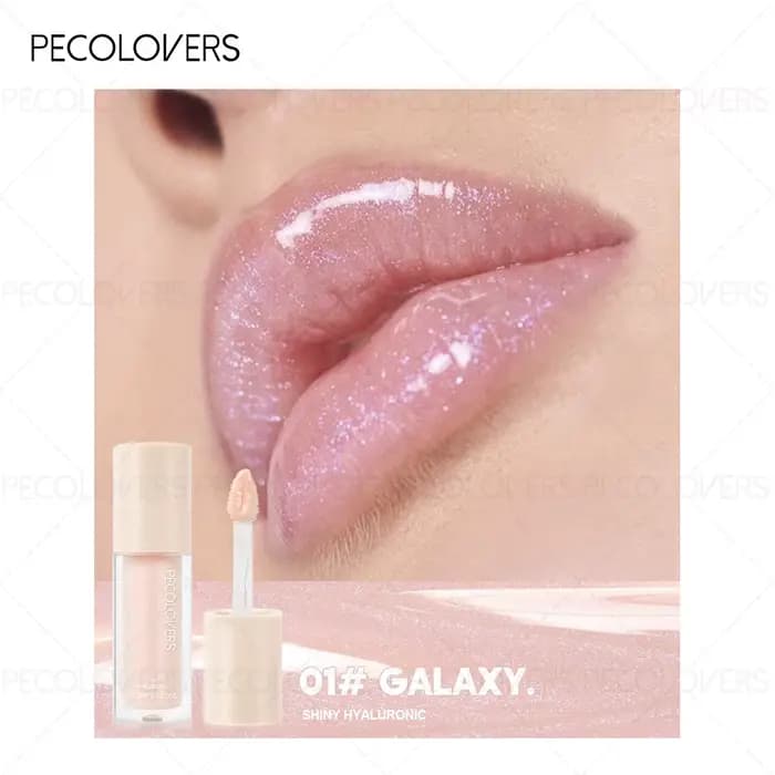 Gloss à lèvres pailleté effet miroir, waterproof, longue tenue, repulpant, hydratant, brillant, maqu