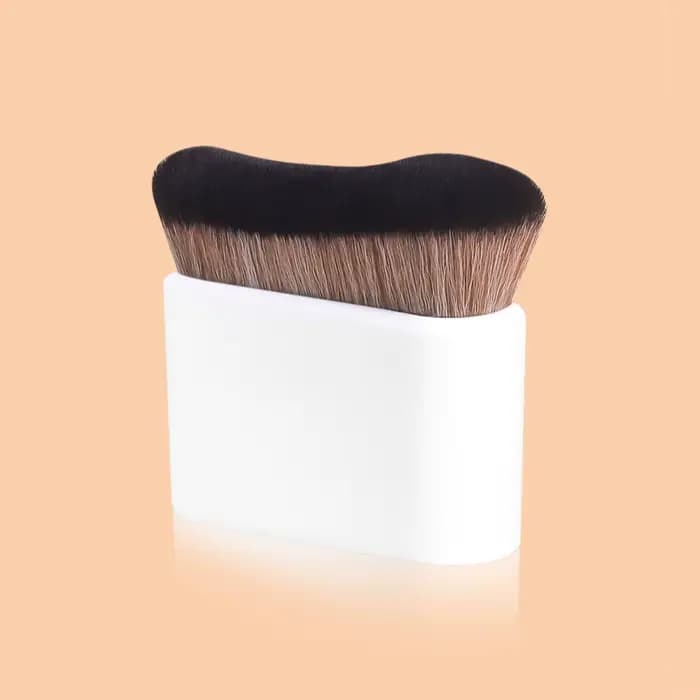 Pinceau pour fond de teint, 1 pièce en plastique créatif 	 wave Fit Pinceau cosmétique parfaitement 