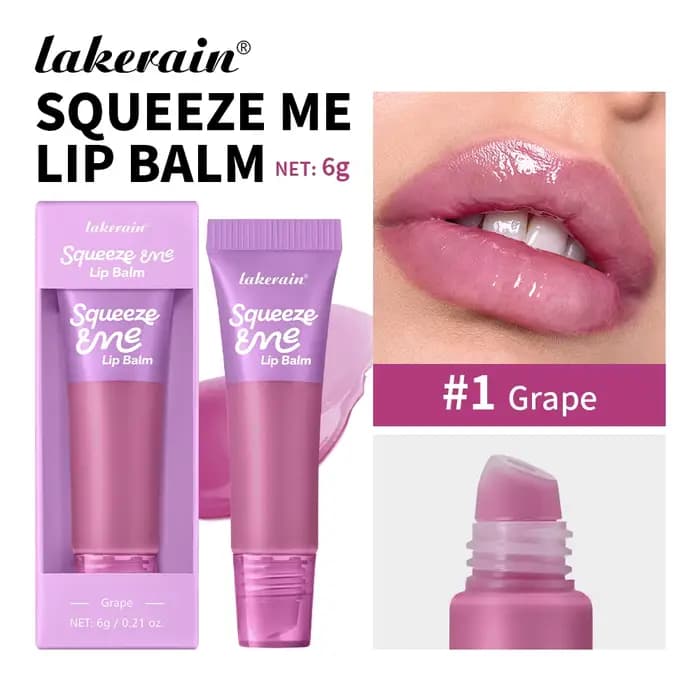 Baume à lèvres Squeeze Me hydratant en profondeur, soulage la sécheresse, ingrédients naturels pour 