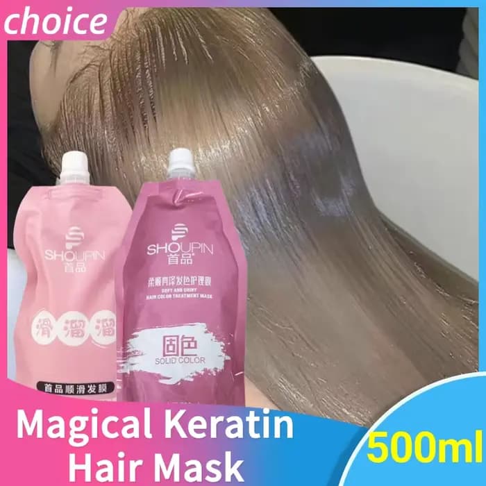 Masque capillaire magique à la kératine pour cheveux maltés, 5 secondes, répare les cheveux crépus e