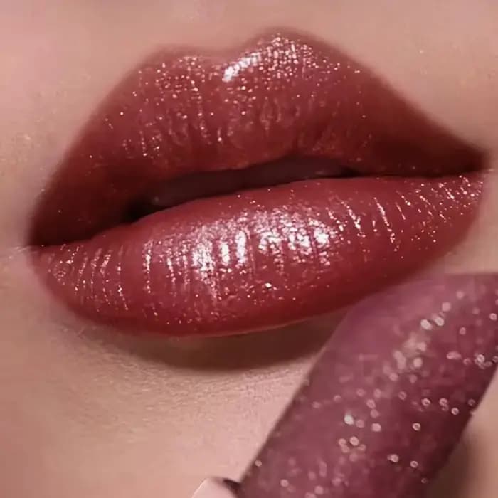 Rouge à lèvres nacré à haute brillance, couleur des lèvres imperméable longue tenue, rouge à lèvres 