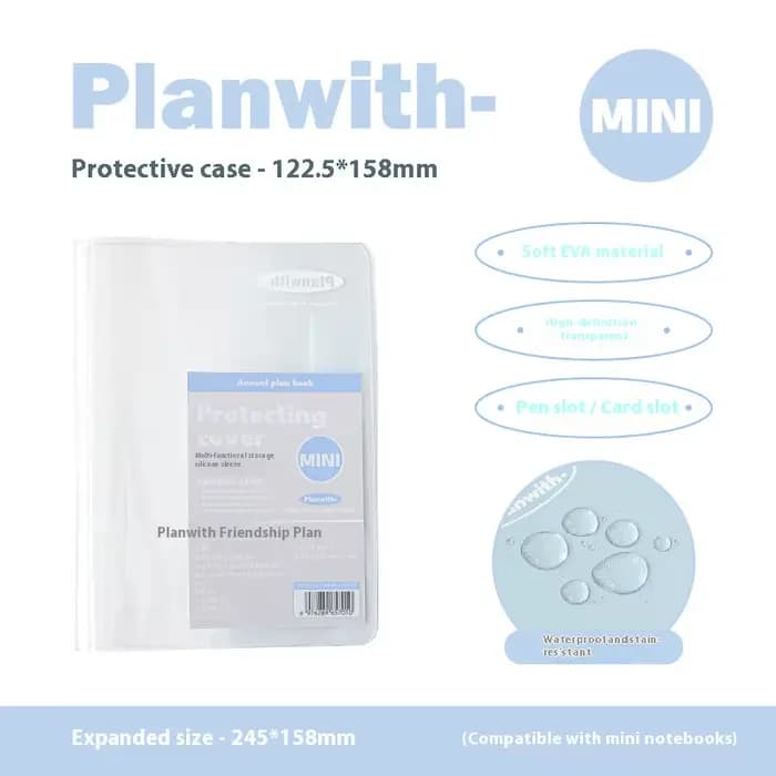 Planwith – carnet annuel 2026, planificateur annuel, mensuel, hebdomadaire, quotidien, Journal, Orga