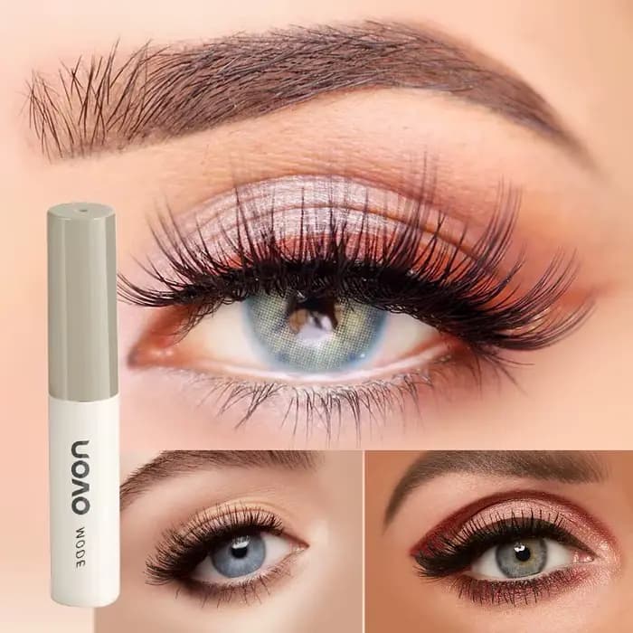 Mascara noir, imperméable et durable, volumateur et bouclé, adapté à la base du mascara et au look q