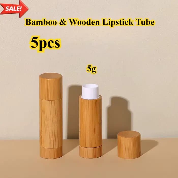 Tube de baume en bambou AfricJules, tubes en bois, bricolage et cosmétiques, production de beauté et