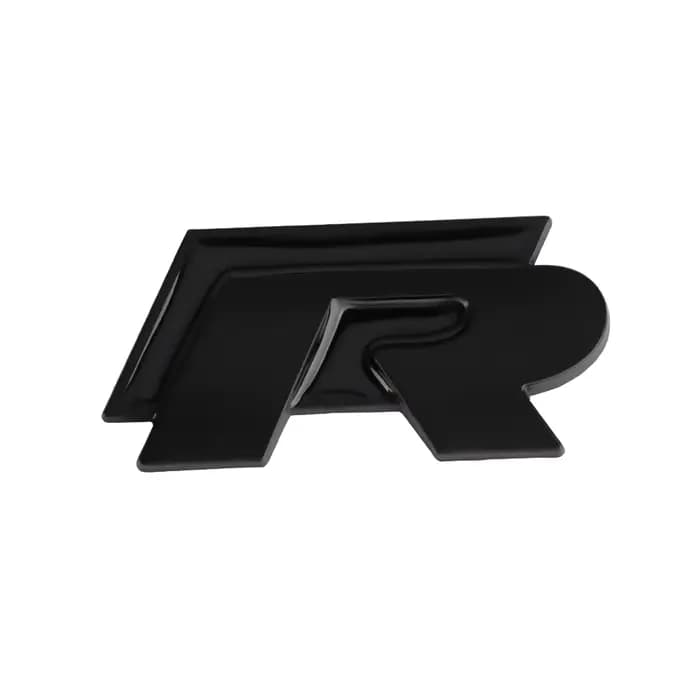 Autocollant 3D Rline Logo pour calandre avant et coffre de voiture, pour Volkswagen Golf Polo Passat