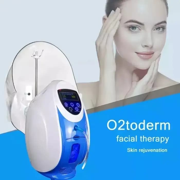 Machine de thérapie faciale O2 vers Derm avec dôme d'oxygène pour le rajeunissement de la peau – App