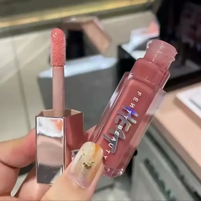 Fenty Beauty – brillant à lèvres multicolore, hydratant, brillant, à paillettes, pour débutants, rou