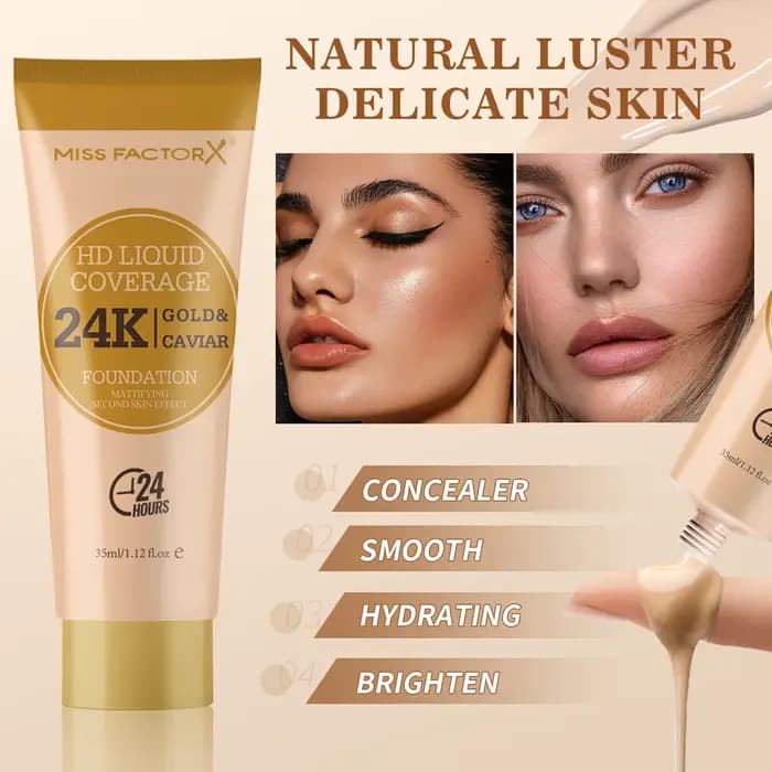 Ensemble de fond de teint liquide, crème BB, semi-correcteur, hydratant, longue durée, lumière blanc